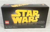 Lego Star Wars 75407 Brick-Built Star Wars Logo Sign Set for Adults Ages 18+