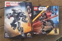 Lego Star Wars Darth Maul Mech 75411 & 76277 Lego Marvel War Machine Mech Armour