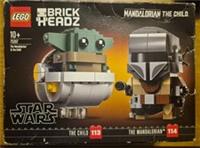 LEGO 75317 STAR WARS BRICKHEADZ MANDALORIAN & CHILD BRAND NEW IN BOX & SEALED