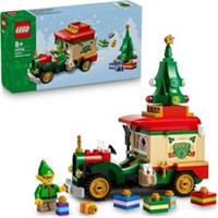 LEGO Santa's Delivery Truck Toy - Colourful Festive Decor Model incl. a Christma