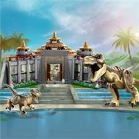 Unbuilt Lego Jurassic World Indoraptor Rampage at Lockwood