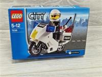 Lego City 7235 New Boxed Police Officer And Motorbike 2005 Retired Dinged Box