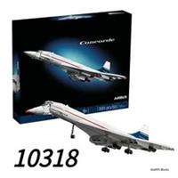 New 2083PCS Concorde Jet Model Building Blocks Set Space Shuttle Plane Toy Gift