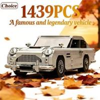 1295 pcs James Bond Aston Martin DB5 Building Blocks Bricks Set 10262 New Sealed