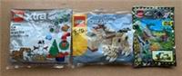 3 x Genuine Lego Poly Bags/Foil Pack (Sealed - 7872/40368/122217)