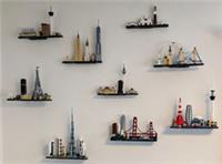 Wall Mounts for LEGO Architecture Skylines