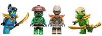 LEGO Ninjago Nya + Mutation Monster + Lloyd + Earth Monster minifigs + weapons