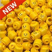 LEGO *NEW* Minifigure Yellow Head Smile X 10 Classic Vintage Bundle Castle Set