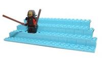LEGO Display Stand for minifigures AZURE Genuine Lego - NO MINIFIGURES INCLUDED