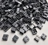 LEGO Dark GREY 2x2 Bricks Bundle X50 3003 Castle Blocks Parts Lot *NEW*