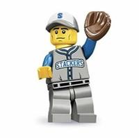 Lego 71001 Minifigure: Series 10: Baseball Fielder, Brand New.