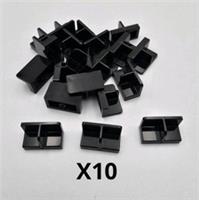 LEGO X10 Minifigure Stand Panel Tile 1x2x1 with central divider (93095 / 18971)