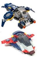 LEGO Marvel Avengers Jets x 2 (NO minifigures) new Lego Jets only