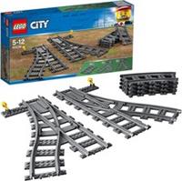 LEGO Train Track Extension Pack 6 Switch Tracks for City Set