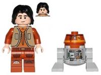 LEGO Chopper (sw0565) AND Ezra Bridger (sw0574) from 2017 annual (NEW & sealed)