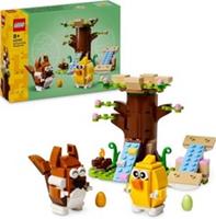 LEGO Playground Building Set, Spring Animal Figures, Fun Tree-House Play