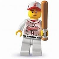Lego 8803 : Series 3, Minifigures, Baseball Player, Brand New
