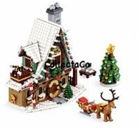 Elf Club House (10275) 1197PCS Christmas Building Blocks w/ 4 Figures