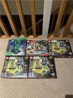 LEGO Bundle 5 Sets Star Wars AT-ST x3 Minecraft Creeper Jurassic World T Rex