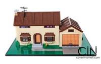 Simpsons Lego House Display Base & Case Acrylic box Perspex Model 71006 kwik