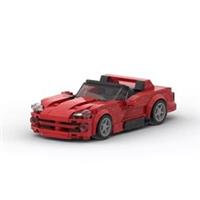 MOC LEGO Car- Dodge Viper RT Realistic Building Blocks Assembly Car Gift