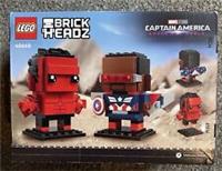 LEGO Brickheadz 40668 Captain America and Red Hulk Brand New.