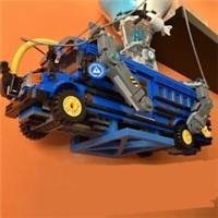 FORTNITE BATTLE BUS AND MINI FIGURES WALL MOUNT 77073