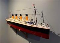 Wall bracket mount for LEGO Titanic 10293