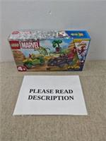 LEGO Marvel Spin and Electro Dinosaur Vehicle Chase Set, Creative Build (READ)