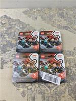 4x LEGO F1 Collectible Race Cars Toys - Get 1 of 12 Mini Car Models with Drivers