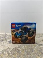 LEGO City Blue Monster Truck Toy for Kids Age 5+, Vehicle Set with a Driver Mini