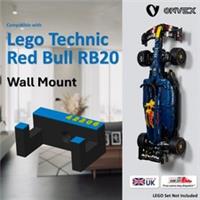 Wall mount LEGO Technic Red Bull Racing RB20 F1 Car 42206 Holder Hook Bracket