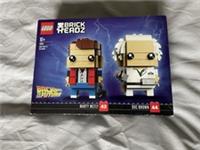 LEGO 41611 Brickheadz Marty McFly and Doc Brown: Brand New In Sealed Box