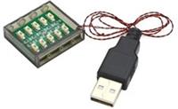 10 Socket USB Expansion Board 0.8mm Pin Interface DIY lighting for Lego blocks
