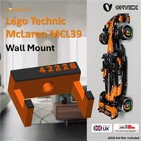 ONVEX Wall mount LEGO Technic Cars McLaren MCL39 F1 Car 42228 Holder Bracket