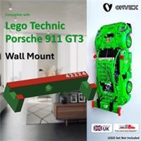 Wall mount for LEGO Technic 42224 Porsche 911 GT3 R Rexy AO Car Holder Bracket