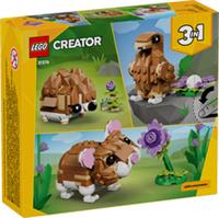 LEGO Creator 3in1 Cute Hamster with a Flower Toy- animal transfer into