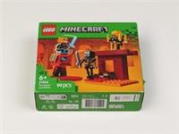 LEGO Minecraft The Nether Lava Battle Building Toy Set with an Alex Figure