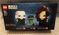 LEGO Harry Potter 40496 Brickheadz Voldemort, Nagini, Bellatrix Lestrange. MINT