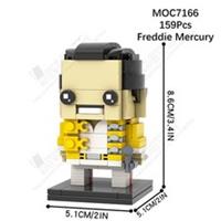 Freddie Mercury Queen 159 Piece Brickheadz Building Brick Toy