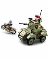 Sluban B0710 (Small English Armoured Vehicle) (building, bricks, blocks)