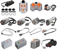Power Functions Motor Set Servo Train Motor Battery Box IR Remote Receiver Light