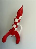 wall mount for lego 21356 tintin moon rocket