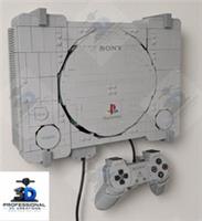 Wall Mount For Lego 72306 PlayStation 1 & controller