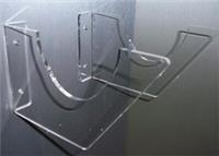 pair of acrylic display wall mount brackets LEGO Ideas: Apollo Saturn V (21309)