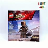 ⭐ LEGO Super Heroes Teen Groot Minifigure Key Ring Key Chain Polybag 5005244 New
