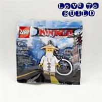 £ LEGO Ninjago Master Wu Minifigure Key Ring Key Chain Polybag 5004915 Brand New