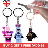 Batman Fairy 3D Keychain Cartoon Anime Keyring Backpack Keys Accessory UK