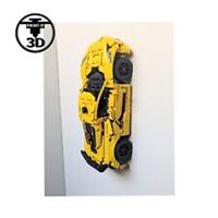 Vertical Wall Mount Bracket for Lego Technic 42205 Chevrolet Corvette Stingray
