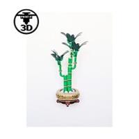 Wall Mount Bracket For LEGO Botanicals 10344 Lucky Bamboo